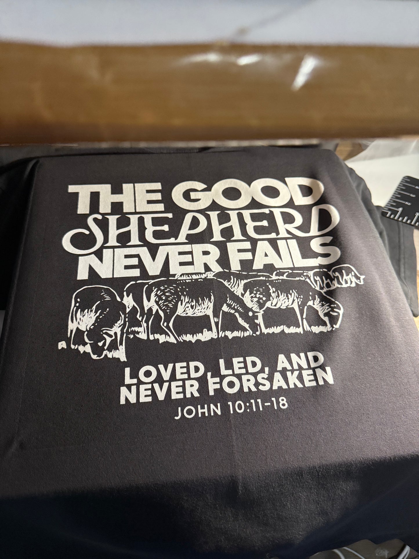 Good Shepherd Tee- Black