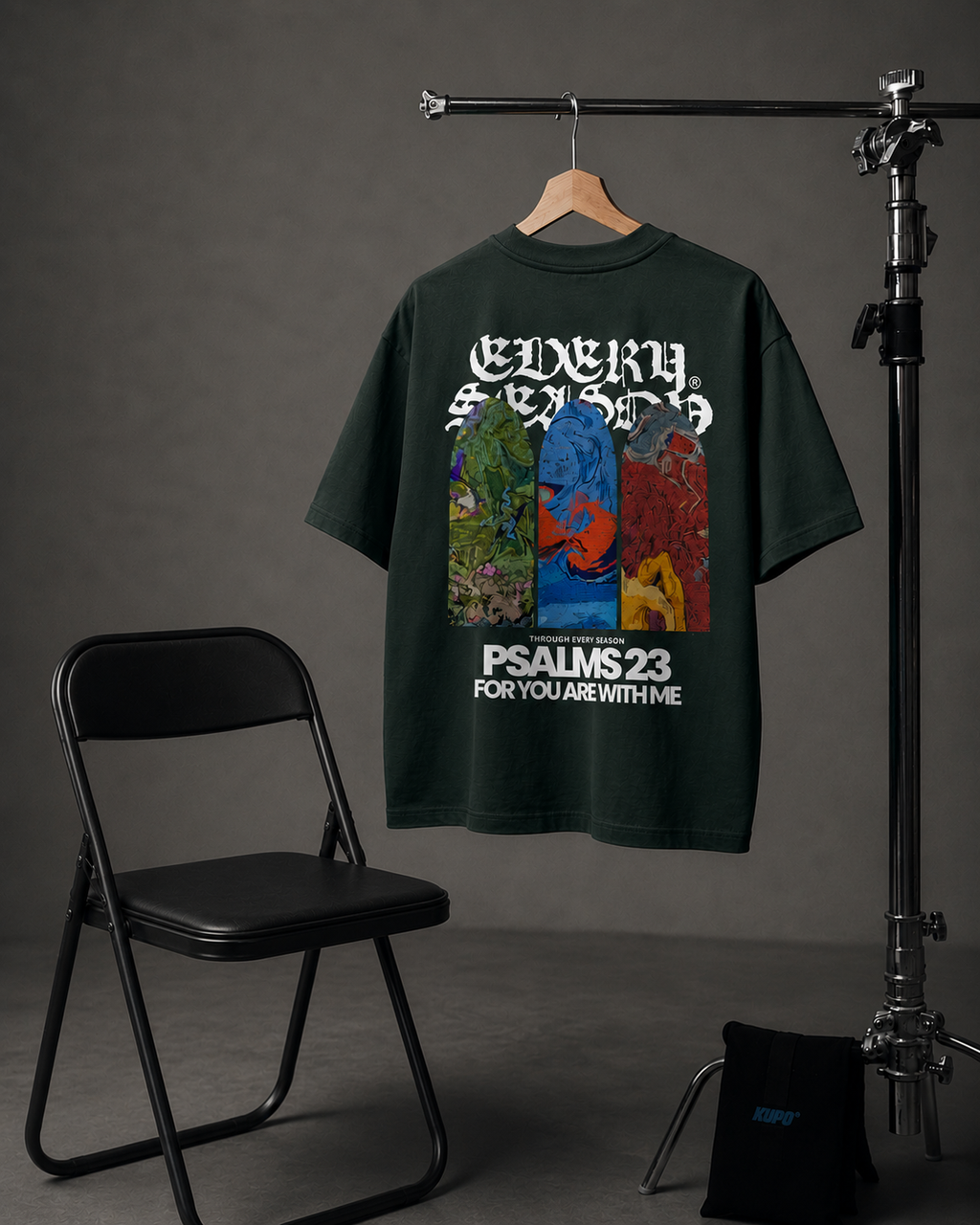 Psalms 23 Tee Green