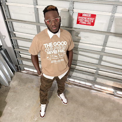 Good Shepherd Tee- Tan