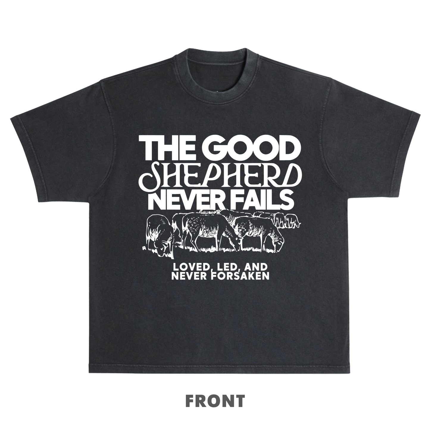 Good Shepherd Tee- Black