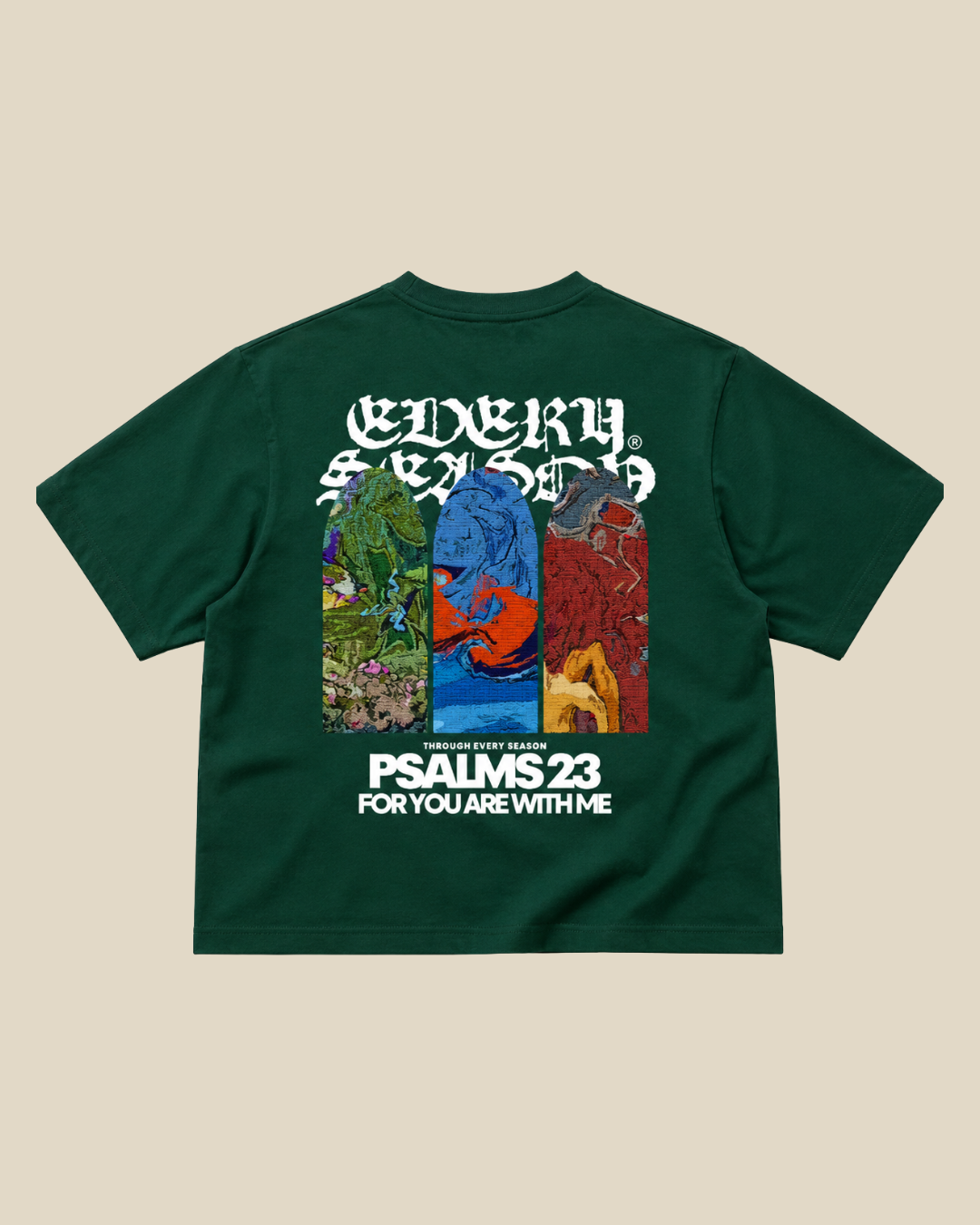 Psalms 23 Tee Green